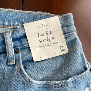 Womens Abercrombie Curve Love Jeans 32/14 BNWT!